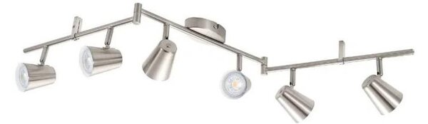 Eglo 75218 - Spot LED TRAVALE 6xGU10/3W/230V, crom lucios
