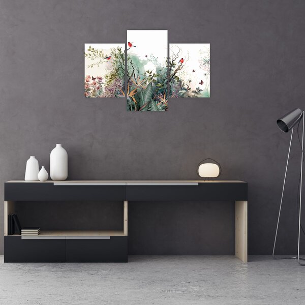 Tablou - Peisaj natural, acvariu (90x60 cm)