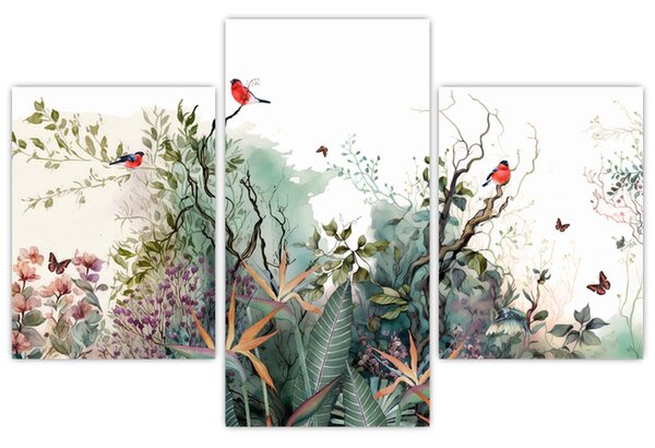 Tablou - Peisaj natural, acvariu (90x60 cm)