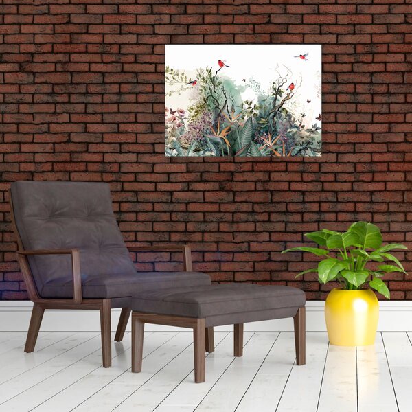 Tablou - Peisaj natural, acvariu (70x50 cm)