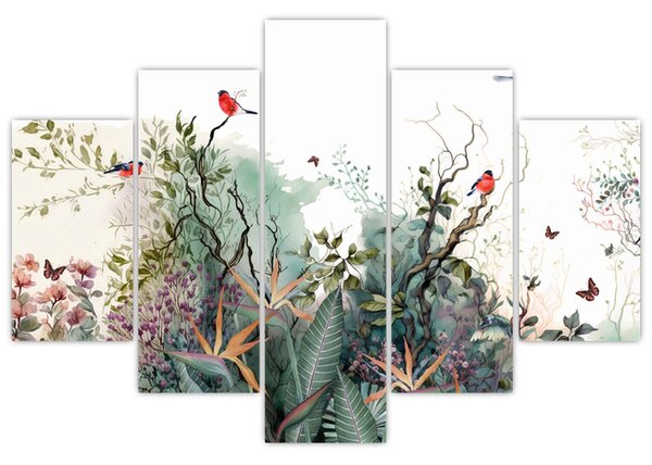 Tablou - Peisaj natural, acvariu (150x105 cm)