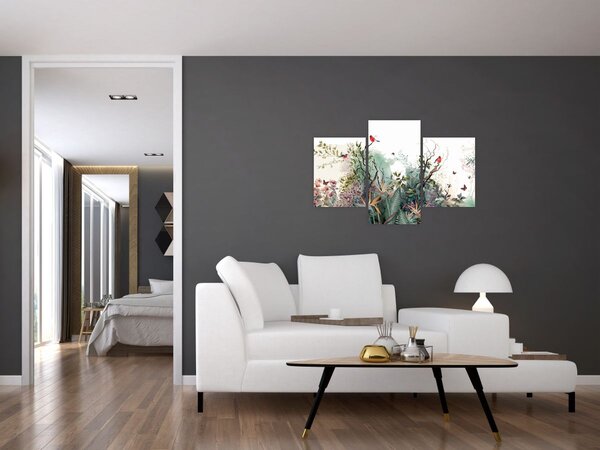 Tablou - Peisaj natural, acvariu (90x60 cm)