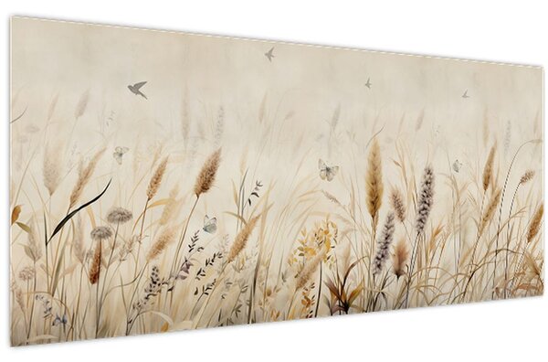 Tablou - Pajiște sălbatică (120x50 cm)