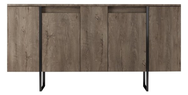 Consolă Luxe Nuc 160x35x80 cm
