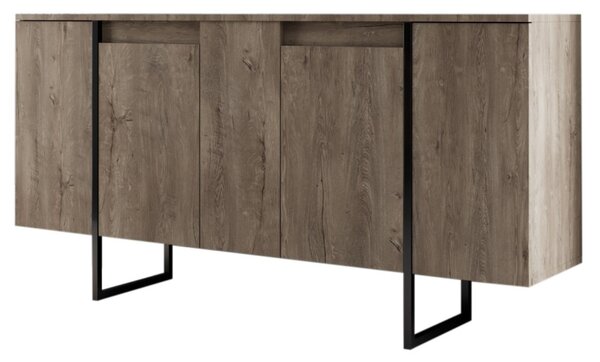 Consolă Luxe Nuc 160x35x80 cm