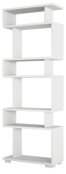 Bibliotecă Blok Alb 60x165x19.5 cm