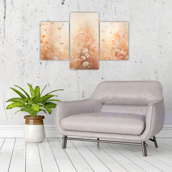 Tablou - Model de flori sălbatice (90x60 cm)