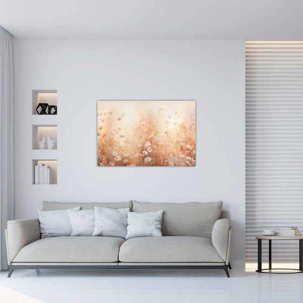 Tablou - Model de flori sălbatice (90x60 cm)