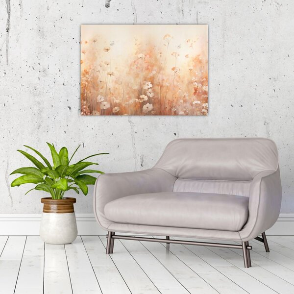 Tablou - Model de flori sălbatice (70x50 cm)