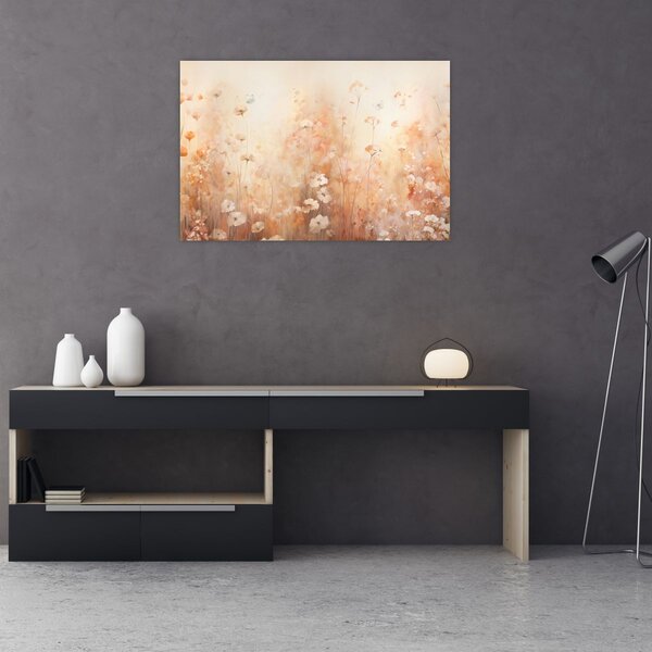 Tablou - Model de flori sălbatice (90x60 cm)