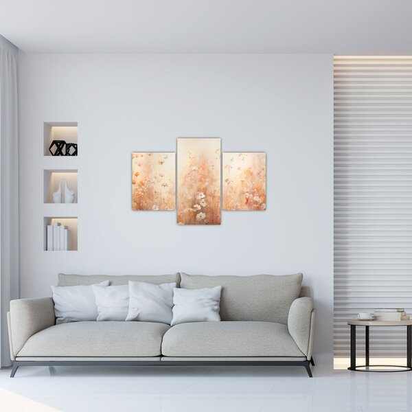 Tablou - Model de flori sălbatice (90x60 cm)