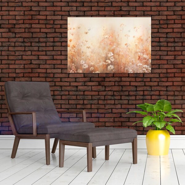 Tablou - Model de flori sălbatice (90x60 cm)
