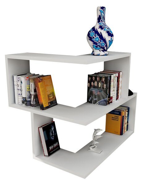 Raft de colt Bulut Alb 45x55.4x14.5 cm