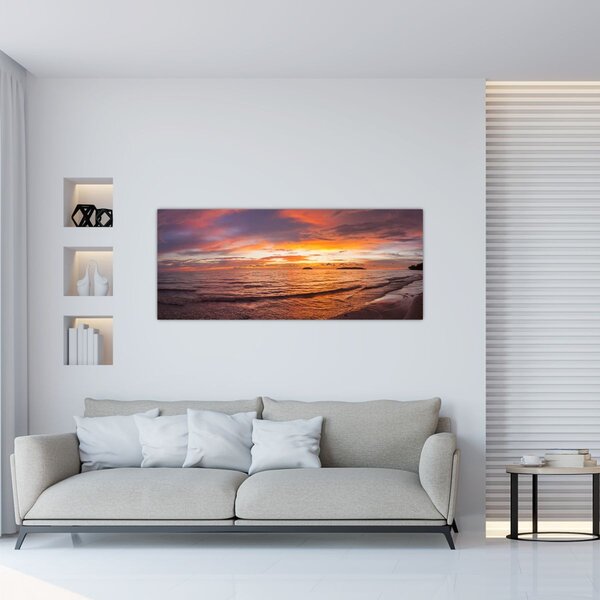 Tablou - Apus de soare (120x50 cm)