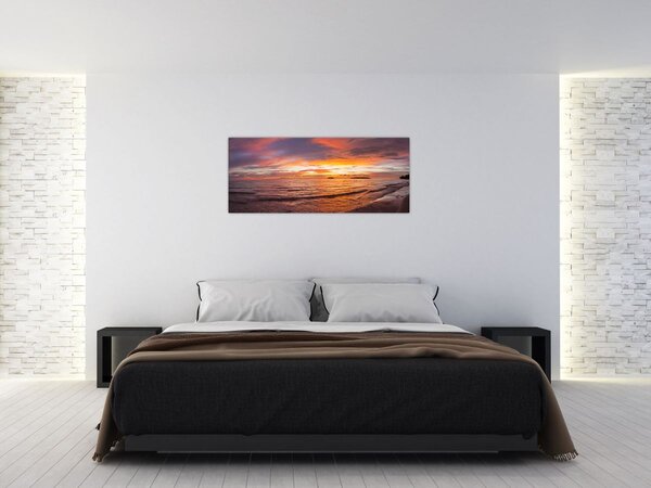 Tablou - Apus de soare (120x50 cm)