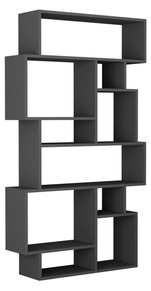 Bibliotecă Karmato Antracit 96x168.5x25.5 cm