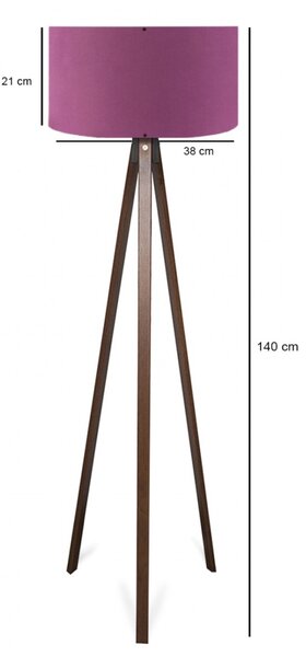 Lampadar AYD Violet 21x38x140 cm