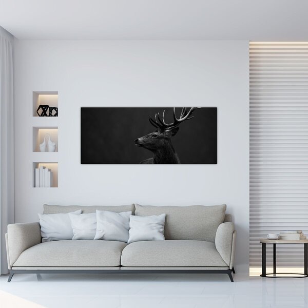 Tablou - Portret de căprioară (120x50 cm)