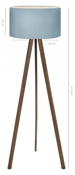 Lampadar AYD Albastru 21x38x140 cm