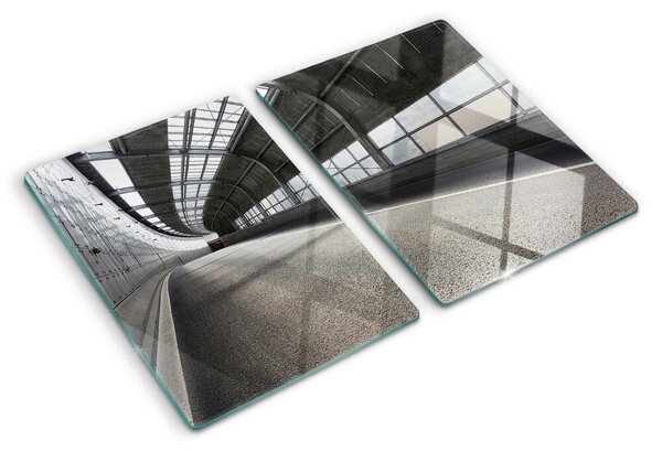 Tocător din sticlă Arhitectură și geometrie moderne