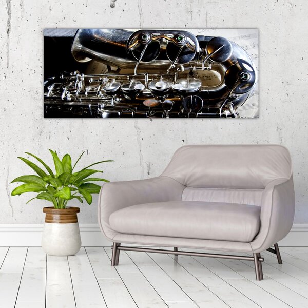 Tablou - Saxofon (120x50 cm)
