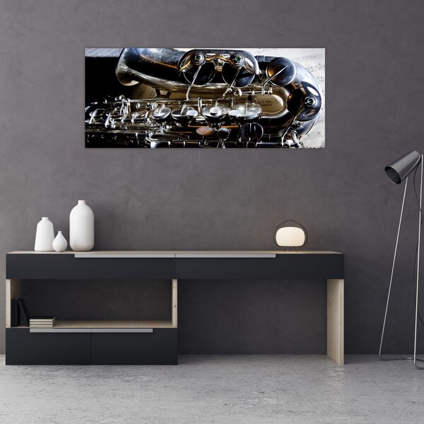 Tablou - Saxofon (120x50 cm)