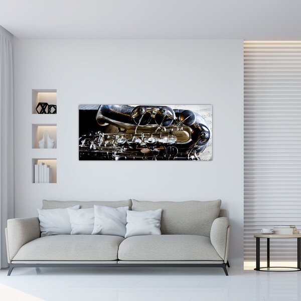 Tablou - Saxofon (120x50 cm)