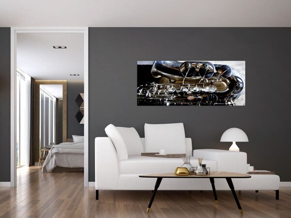 Tablou - Saxofon (120x50 cm)