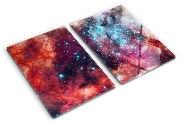 Tocător sticlă Peisaj cosmic cu stele
