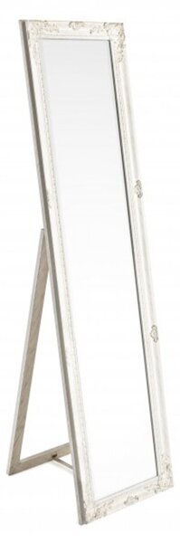 Oglinda de podea, Miro, Bizzotto, 40x160 cm, lemn de paulownia, alb