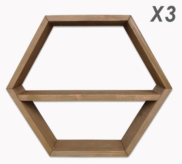 Rafturi perete, Grand Design, UnicUtil, 40 x 37 x 10 cm, Nuc