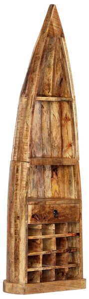 Dulap de vinuri, 50 x 40 x 180 cm, lemn masiv de mango