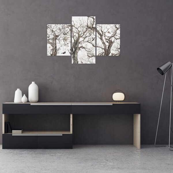 Tablou - Model de pădure, desen (90x60 cm)