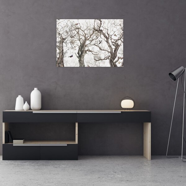 Tablou - Model de pădure, desen (70x50 cm)