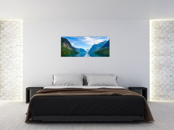 Tablou - Lacul Lovatnet (120x50 cm)