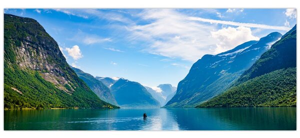 Tablou - Lacul Lovatnet (120x50 cm)
