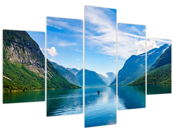 Tablou - Lacul Lovatnet (150x105 cm)