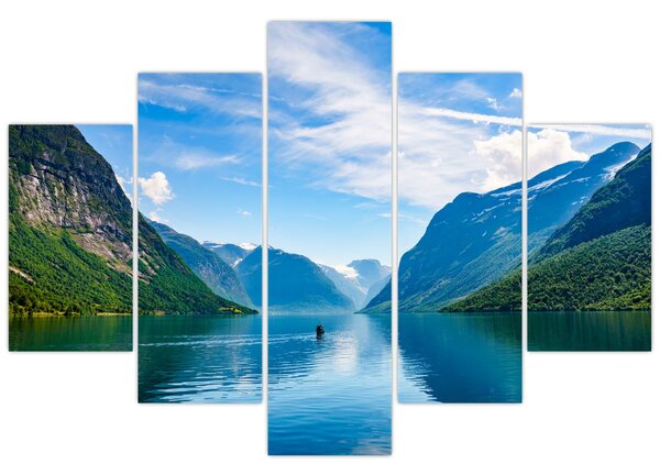 Tablou - Lacul Lovatnet (150x105 cm)