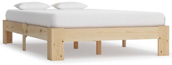 Cadru de pat, 140 x 200 cm, lemn masiv de pin