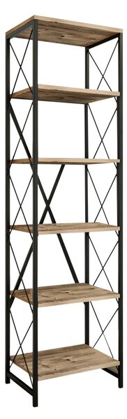 Bibliotecă Suadiye Natural 50x180x30 cm