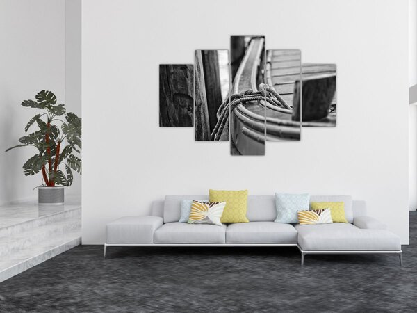 Tablou - O barcă legată (150x105 cm)