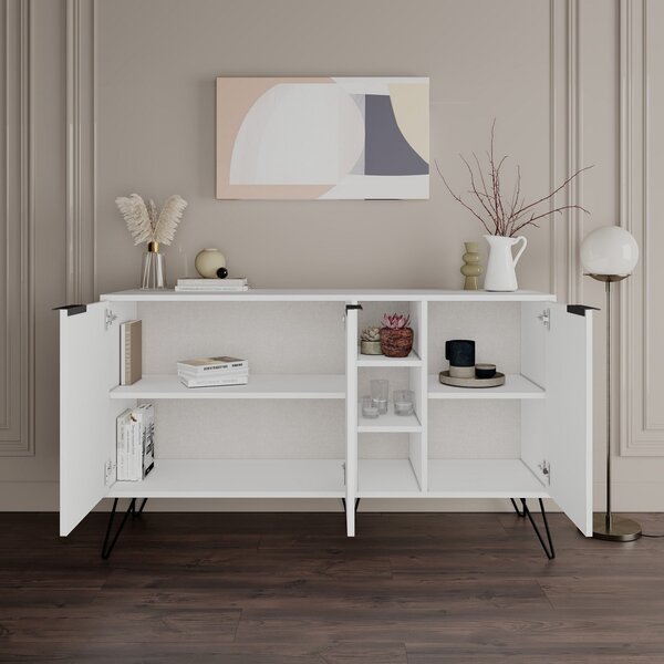 Consolă Clara Alb 142x83x35.6 cm