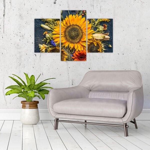 Tablou - Flori de toamnă (90x60 cm)
