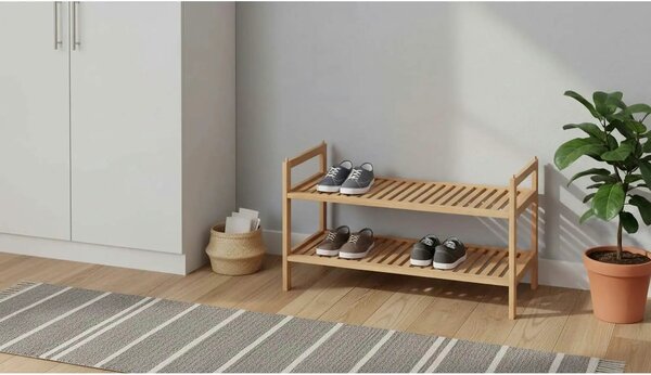 Pantofar ST9, stejar natural, lemn, 69x26x41 cm