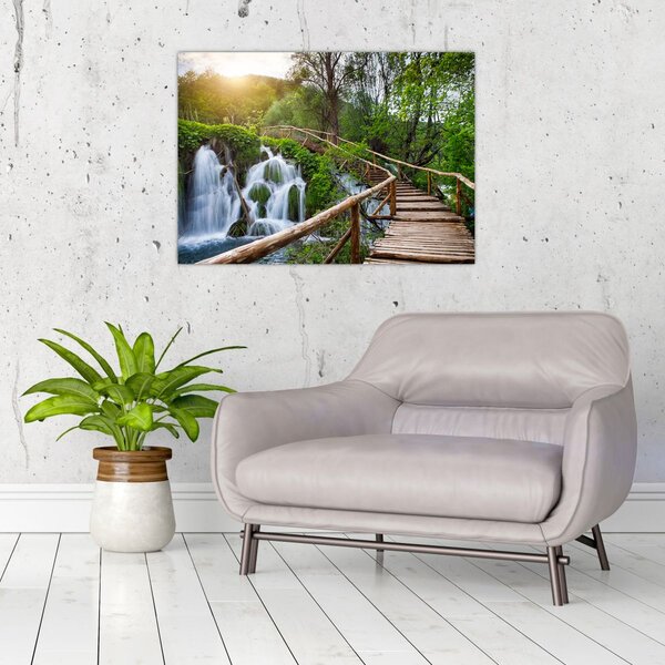 Tablou - Lacurile Plitvice (70x50 cm)