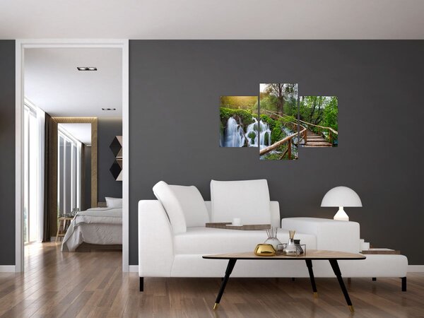 Tablou - Lacurile Plitvice (90x60 cm)