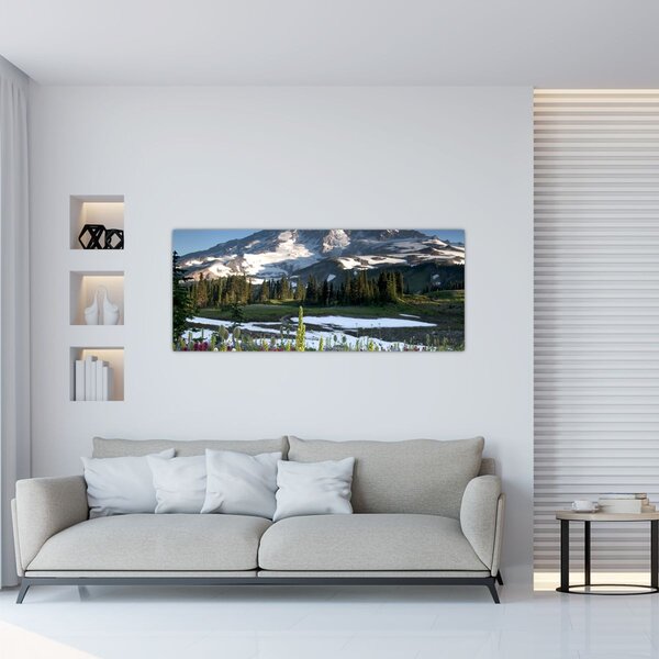Tablou - Muntele Rainier (120x50 cm)