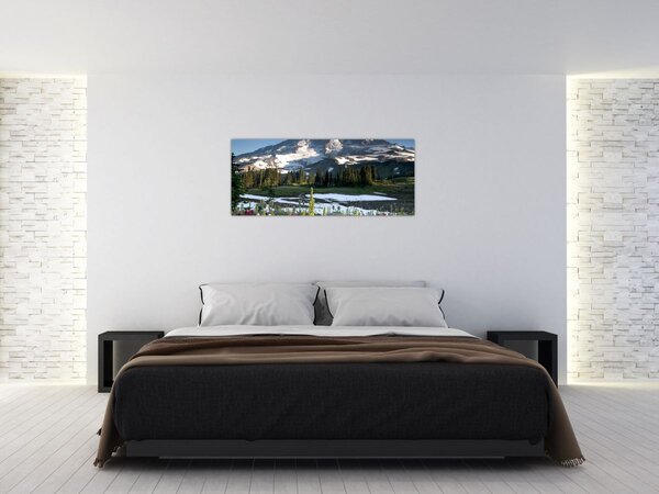 Tablou - Muntele Rainier (120x50 cm)