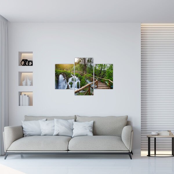 Tablou - Lacurile Plitvice (90x60 cm)
