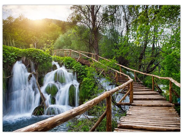 Tablou - Lacurile Plitvice (70x50 cm)